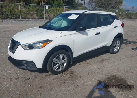 2020 Nissan Kicks S Xtronic Cvt z USA, uszkodzony, nr VIN 3N1CP5BV9LL566330